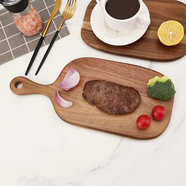Planche à Découper et de Service en Bois d’Acacia – Élégance Naturelle pour Votre Cuisine