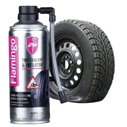 Flamingo Sealant & Inflator – Répare et Gonfle vos Pneus en Quelques Secondes