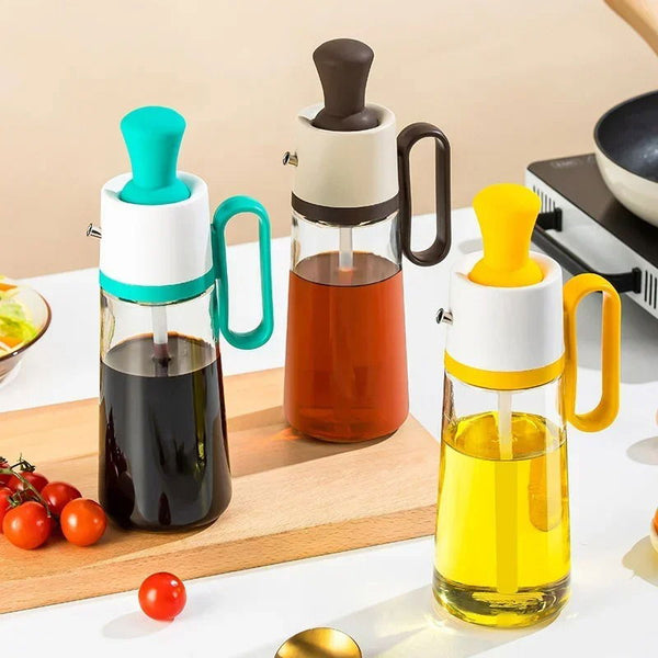 Distributeur d’Huile ou de Sauce 550 ml – Design Coloré et Fonctionnel