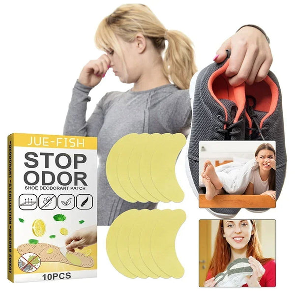 Patch Désodorisant pour Chaussures – Stop Odeur – 10 Pièces