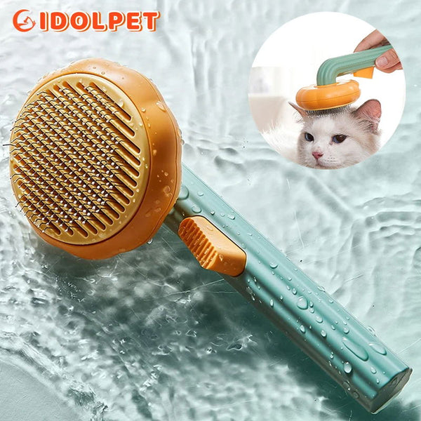 Brosse Auto-Nettoyante pour Chiens & Chats – Démêlez, Nettoyez, Chouchoutez
