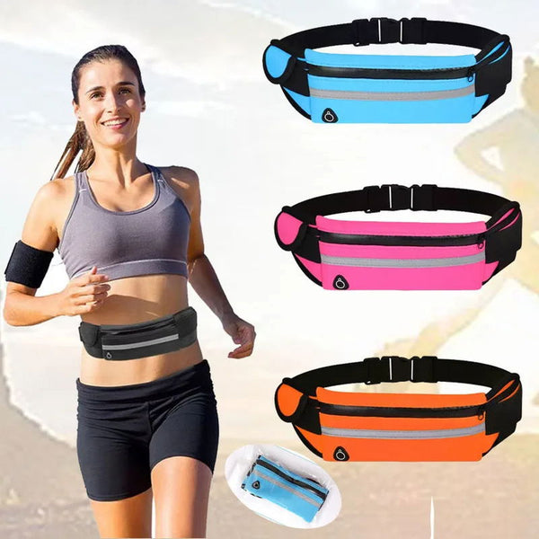 Ceinture de Sport avec Porte-Bouteille – Légère, Réglable & Résistante à l’Eau
