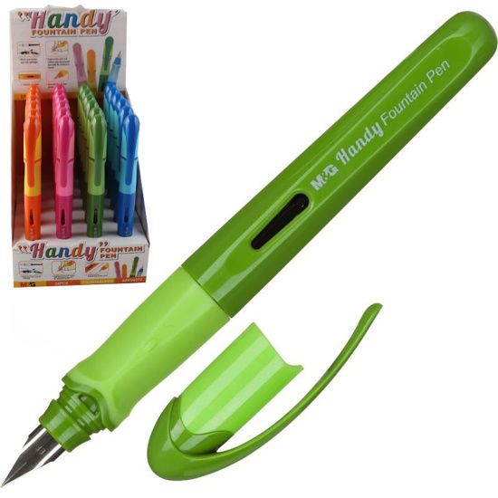 1 Stylo Plume M&G Handy – Design Coloré & Écriture Fluide (Couleur Aléatoire)