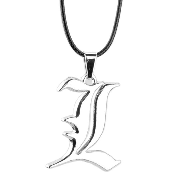 Collier Death Note – Pendentif Lettre “L” – Argenté