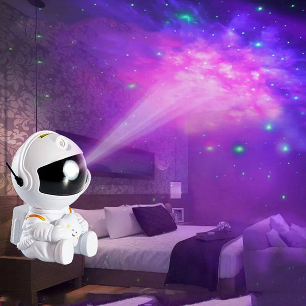 Projecteur Galaxie Astronaute – Veilleuse LED avec télécommande
