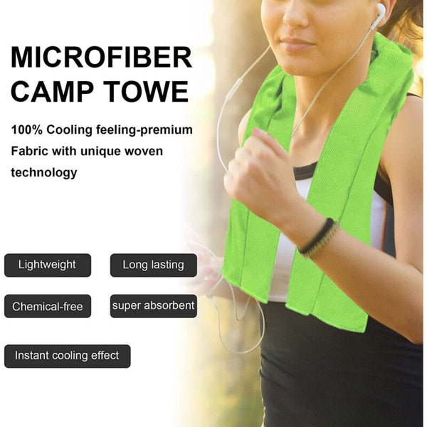 Serviette Rafraîchissante 100cm x 30cm – Orange