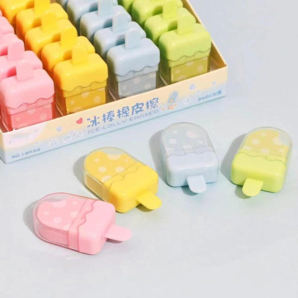 Gomme fantaisie en forme de glace – Ice Lolly Kawaii
