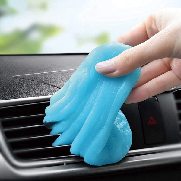 Gel Nettoyant Transparent – ​​Pour Voiture, Clavier d'Ordinateur, et Plus ! 