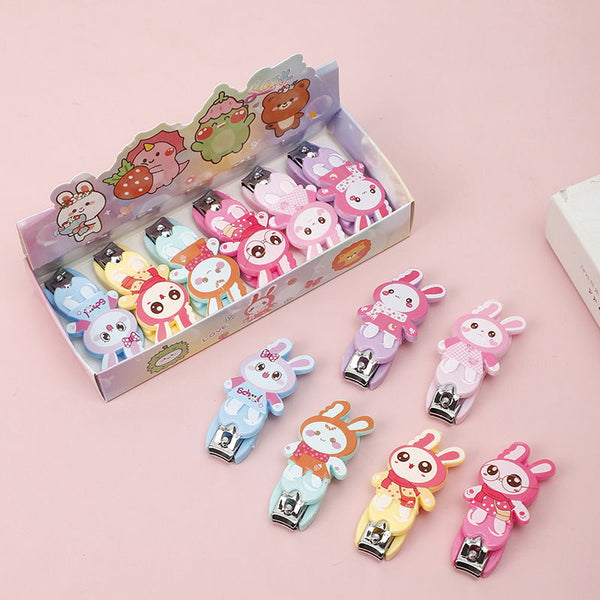 Coupe-Ongles Enfant – Motif Lapin – Coloris et Design Aléatoires – 1 Pièce