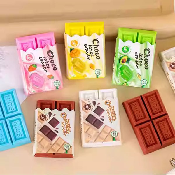 Gomme fantaisie en forme de chocolat – Saveur visuelle gourmande