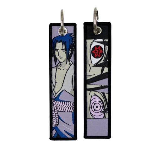 Porte-clé en tissu – Sasuke Uchiha et Sharingan