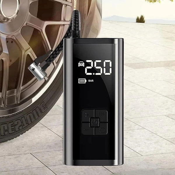 Compresseur d’Air Portable Digital – Gonfleur Électronique pour Pneus avec Affichage LED
