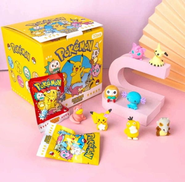 Sachet Pokémon Surprise – Mini Figurine + 1 Carte à Collectionner