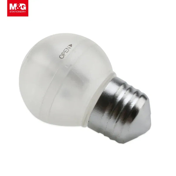 Taille-Crayon Gomme 2-en-1 M&G – Design Ampoule Original, Compact et Pratique pour École & Bureau