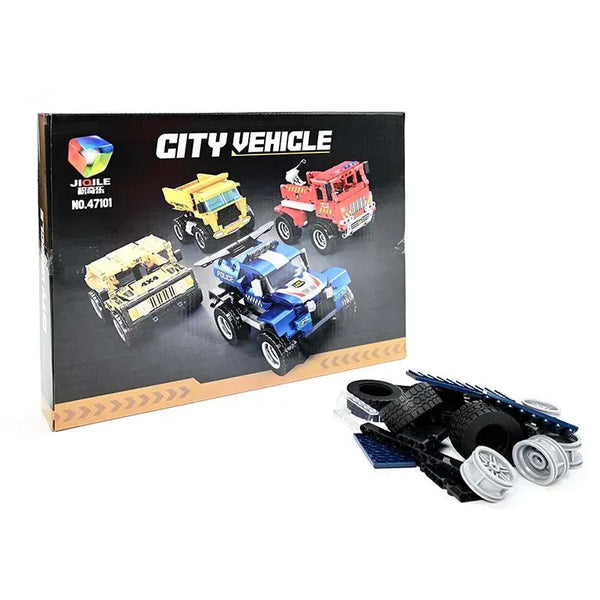 CITY VEHICLE – Véhicule de construction à assembler (modèle aléatoire)